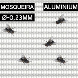 Rede Mosquiteira de Alumínio 1,00MTx25MT