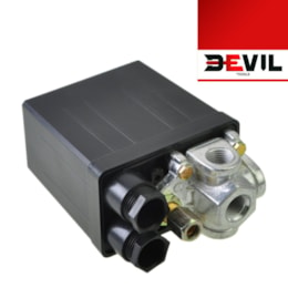 Pressostato Ar Devil'Tools p/ Compressor 230V 