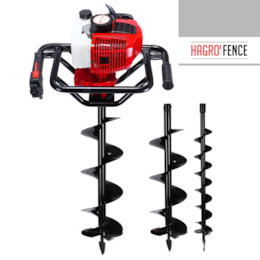 Perfurador de Solo Hagro'Fence TMD520-3 c/ 3 Brocas 80/100/150MM