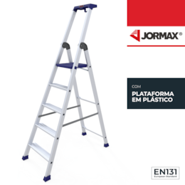 Escadote Alumínio Jormax Pro'Master Profissional