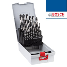 Conjunto Bosch ProBox Brocas p/ Metal HSS PointTeQ - 25PCS (2608577352)