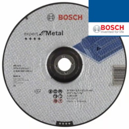 Disco Côncavo Corte Bosch p/ Metal 230MMx3MM (2608600226)
