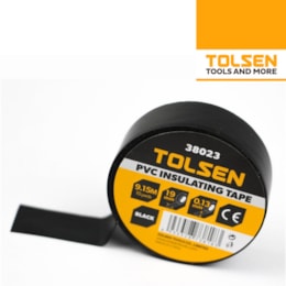 Fita Isoladora Preta 19MM Tolsen (38023)
