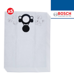 Sacos p/ Aspirador Bosch GAS 15 - 5UNI (2605411229)