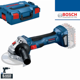 Rebarbadora Bosch Profissional GWS 18V-7 125MM + Mala (06019H9002)