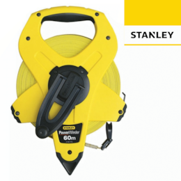 Fita Métrica Stanley em Fibra de Vidro - 12,7MM 60MT