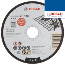 Disco Bosch Corte Rápido Standard p/ Inox 125MMx1MM (2608603171)