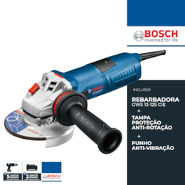 Rebarbadora Bosch Profissional GWS 13-125MM CIE (060179F002)