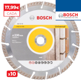 Disco Diamante Bosch Standard Universal 230MMx2,6MM - 10UNI (2608615066)