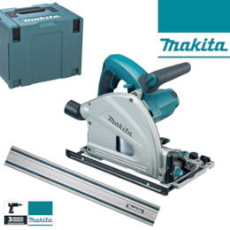 Serra Incisão Makita 1300W + Guia Carril 1,40MT + Mala