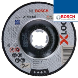 Disco Côncavo Corte Bosch X-Lock p/ Metal 125MMx2,5MM (2608619257)
