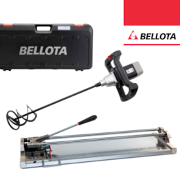 Cortador Manual Bellota Pro 72 + Misturador Bellota MCM12Light 1200W + Mala