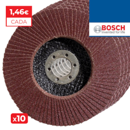 Disco Lamelas Bosch X431 Standard p/ Metal 115MM - 10UNI