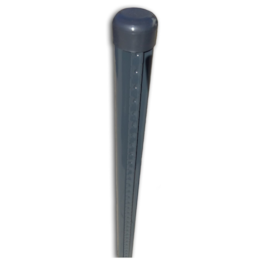 Poste Cremalheira Metálico Cinza RAL7016
