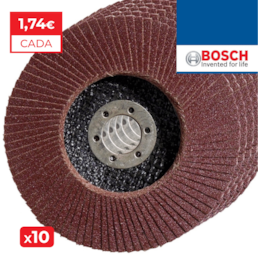 Disco Lamelas Bosch X431 Standard p/ Metal 125MM - 10UNI