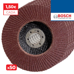 Disco Lamelas Bosch X431 Standard p/ Metal 125MM - 50UNI
