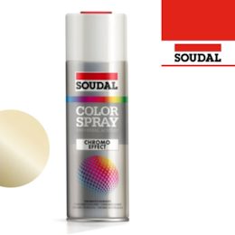 Spray Esmalte Cromado Ouro Moderno - Soudal 400ML