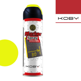 Spray Esmalte de Marcação Amarelo -  Koby 400ML