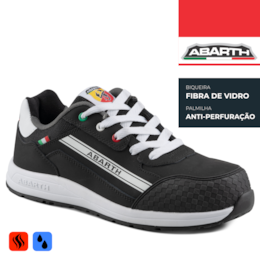 Sapatilha Segurança Abarth 595 Preta