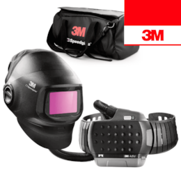Máscara Soldar Eletrónica 3M Speedglas G5-01VC c/ Conjunto de Ar Assistido Adflo