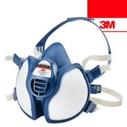 Máscara de Proteção 3M Semi Facial Reutilizável Isenta de Manutenção c/ Filtro