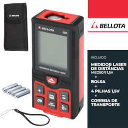 Medidor de Distâncias a Laser Bellota MED50R 