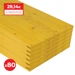 Painel Tricapa Madeira Cofragem - 2500x500x27MM - 80UNI