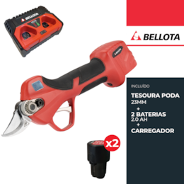 Tesoura Poda Bellota 23MM + 2 Baterias 2.0Ah + Carregador (EPR123P)