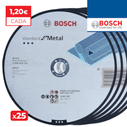 Disco Bosch Corte Standard 230MMx1.9MM - 25UNI