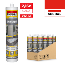 Silicone Universal Preto 280ML - 12UNI