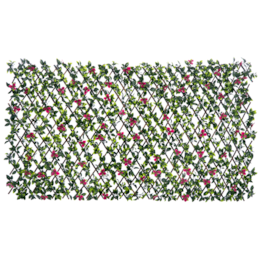 Painel Jardim Vertical Artificial Hagro'Decor Gardenia Rosa 2000x1000MM