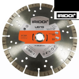 Disco Diamante Universal Iridoi 230MM p/ Betão