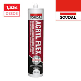 Silicone Soudal Acrílico Acryl Flex Branco - 280ML