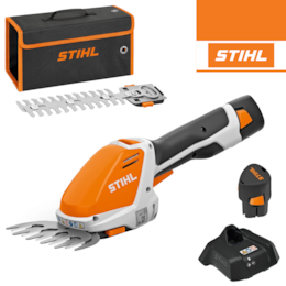 Aparador Stihl HSA 26 12/ 20CM + Bateria AS 2 2.6Ah + Carregador + Mala