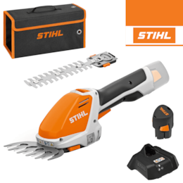Aparador Stihl HSA 26 12/ 20CM + Bateria AS 2 2.6Ah + Carregador + Mala
