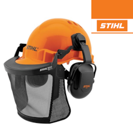 Capacete de Proteção Stihl c/ Viseira e Auricular Function Basic