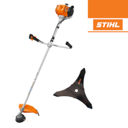 Roçadora a Gasolina Stihl FS 235 c/ Fio AutoCut C-26-2 + Lâmina Matagais 250MM