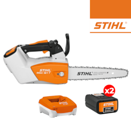 Kit Stihl Eletrosserra MSA 161 T 25 1/4" PM3 25CM + 2 Baterias AP 200 36V 5.2Ah + Carregador Rápido