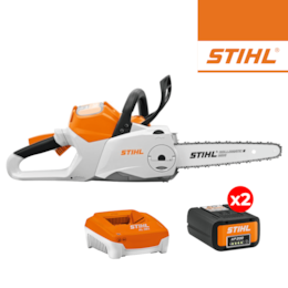 Kit Stihl Eletrosserra MSA 160.0 C R 30 1/4" PM3 30CM + 2 Baterias AP 200 36V 5.2Ah + Carregador Rápido