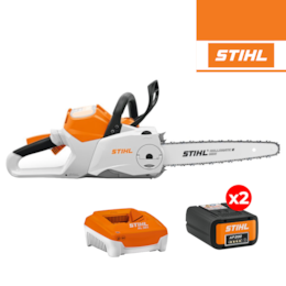 Eletrosserra Stihl MSA 200.0 C-B R 30 1/4" PM3 30CM + 2 Baterias AP 200 5.2Ah + Carregador