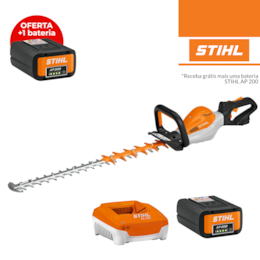 Corta Sebes Stihl HSA 130 R 75CM + Bateria AP 200 5.2Ah + Carregador + OFERTA Bateria AP 200