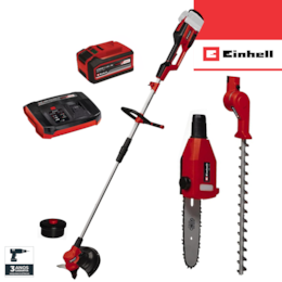 Multifunções Einhell GE-LM 36/4 in 1 Li-Solo + Bateria 18V 6.0Ah + Carregador