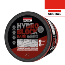 Banda Impermeabilização Adesiva Soudal Hydro Block Band Terracota - 10CMx10MT