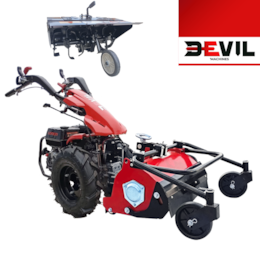 Motocultivador Devil'Machines E-MT370 15HP c/ Fresa + Corta Mato