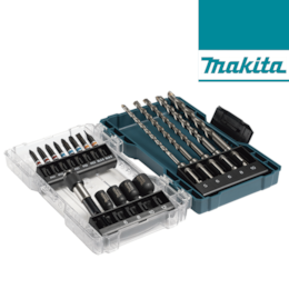 Conjunto Brocas Makita SDS-Plus + Pontas Impacto - 18PCS