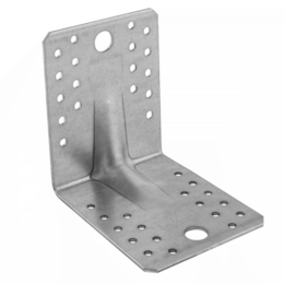Esquadro Zincado p/ Madeira - 105MMx105MMx90MMx2,5MM