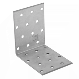 Esquadro Zincado p/ Madeira - 80MMx80MMx60MMx2MM