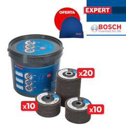 Caixa de Discos Lamelas Bosch p/ Metal 125MM - 40UNI