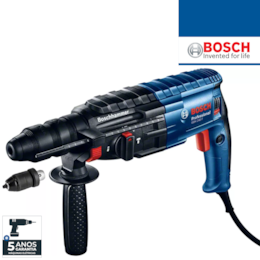 Martelo Perfurador Bosch Profissional GBH 240 F + Bucha Aperto Rápido SDS Plus (0611273000)