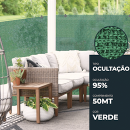 Rede de Ocultação Recynet Plus 95% Verde